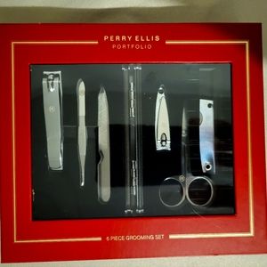 Perry Ellis Portfolio 6 Piece Grooming Set NWT